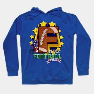 F is for FOOTBALL Star Hoodie